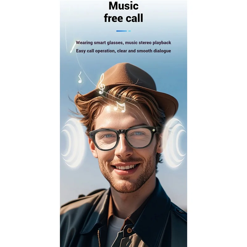 

B27B HD 1080P Camera Wearable Outdoor Riding Sports Camera Polarized Lens Camera Smart Camera Support Talk Answer