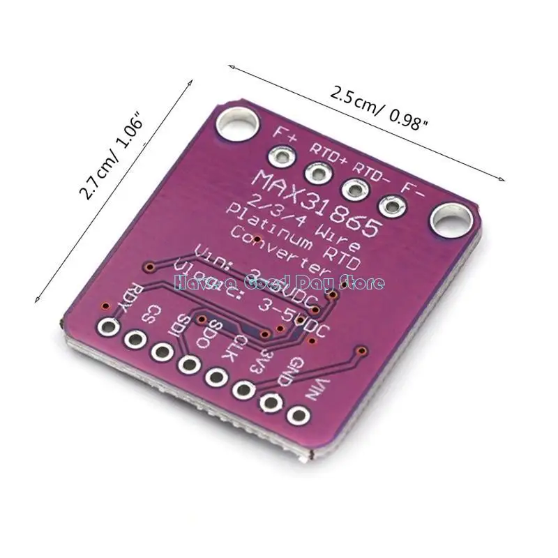 462d 31865 placa del módulo electrónica, MAX31865 Módulo temperatura RTD Módulo conversión digital