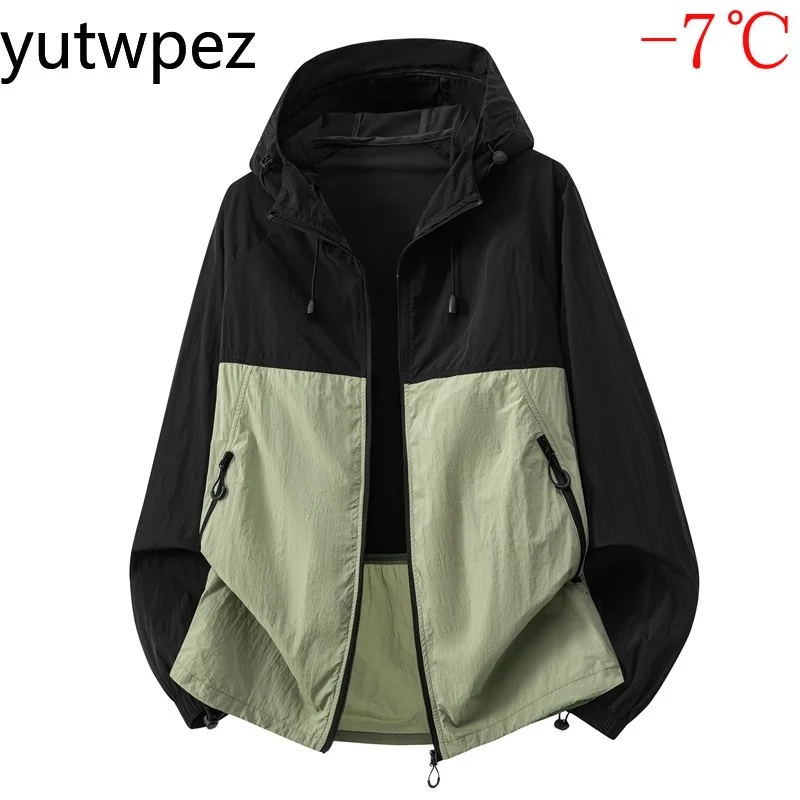 Fishing Sunscreen Outwear UPF50+ Sun Protection Skin Coat Breathable Ultra-Thin Hooded Jacket Outdoor Sports Lightweight Cycling view 5