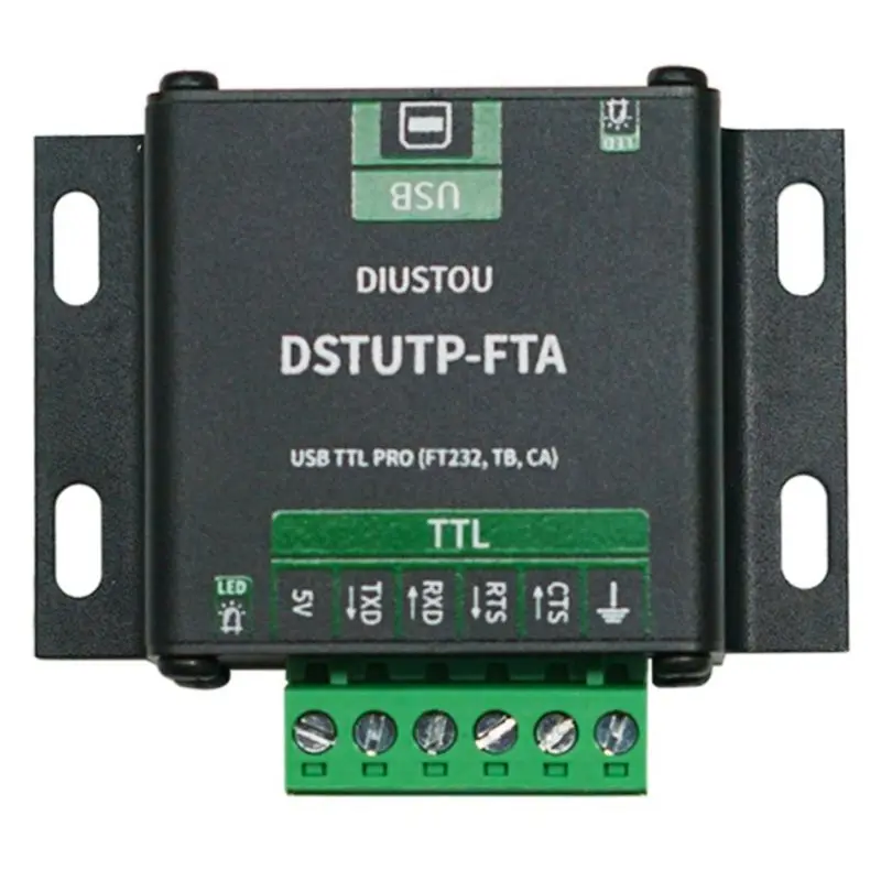a86p-usb-ttl-シリアルポートモジュール-ft232-チップセット工業用グレード、絶縁保護付き双方向変換モジュール