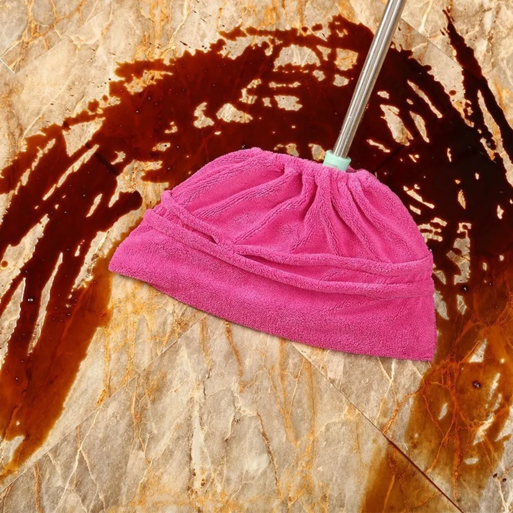 

6PCS Coral Velvet Multi Function Broom Cover Eco-Friendly Washable Floor Mop Cover Reusable High Absorbent