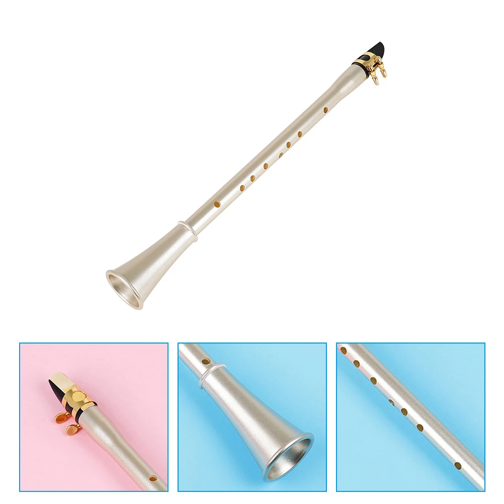 

Saxophone Musical Instrument Golden Miniature Instruments Portable Beginner Child