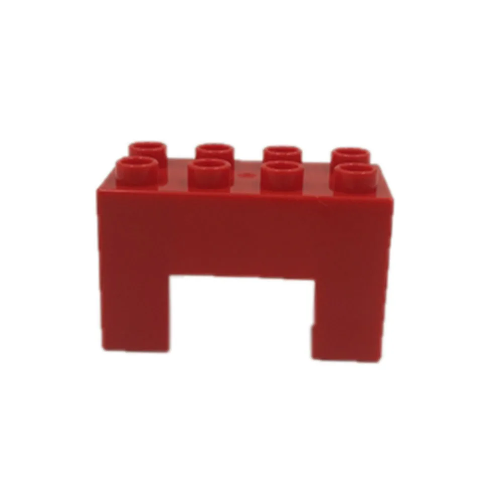 Creatieve DIY-montage Treinstenen Speelgoed Grote deeltjes Bouwstenen Treinen Spoor Boogbrug Station MOC Technisch kindcadeau