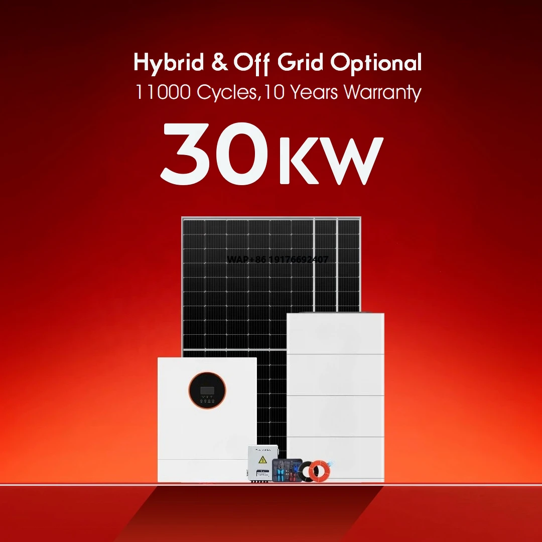 5kW to 50kW Photovoltaic Solar Panels With Battery and Inverter Panneau Solaire Kit Complet Solar Energy System