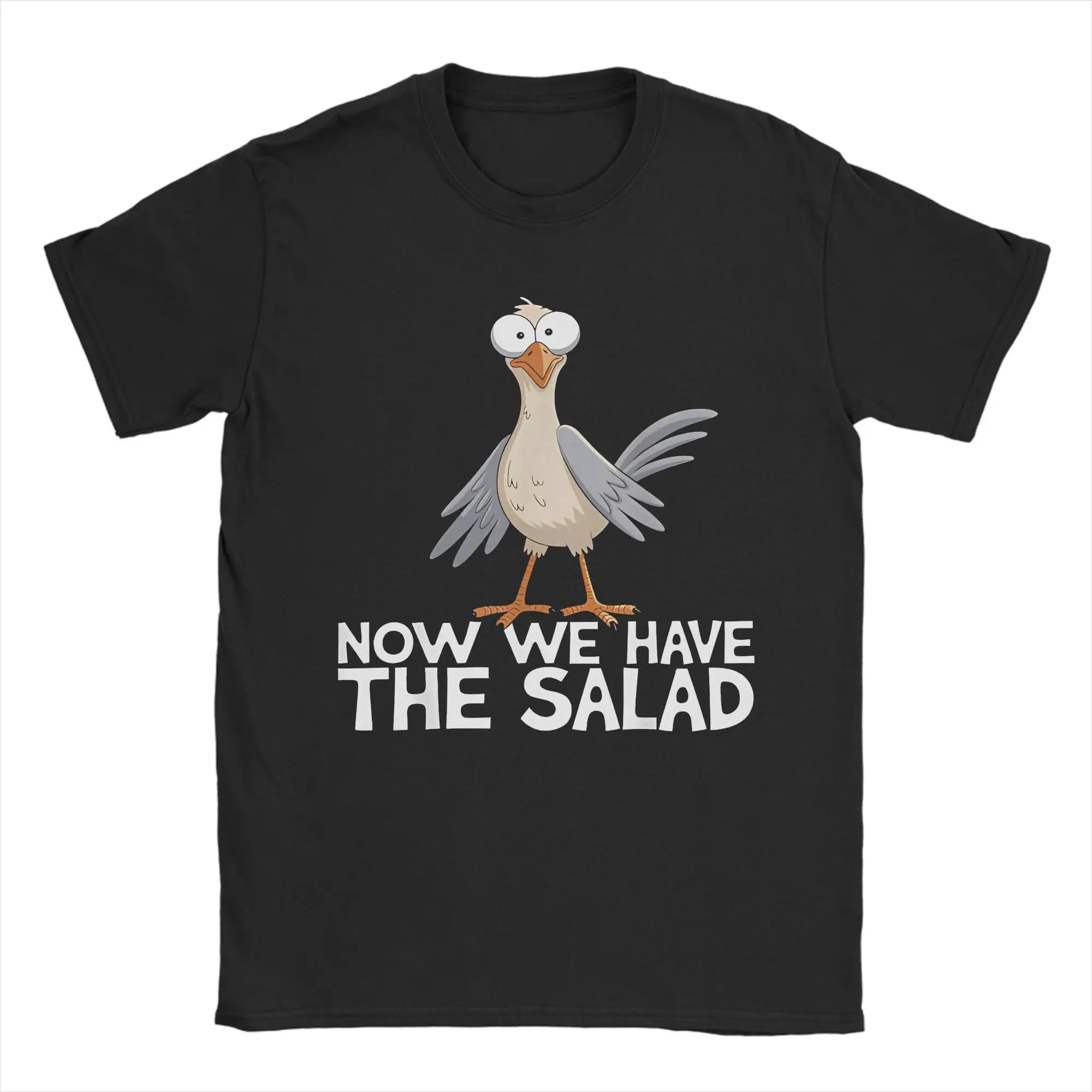 Families Guys Bernard camisetas para hombres 100% algodón camiseta humorística ahora tenemos la ensalada camiseta ropa de manga corta única