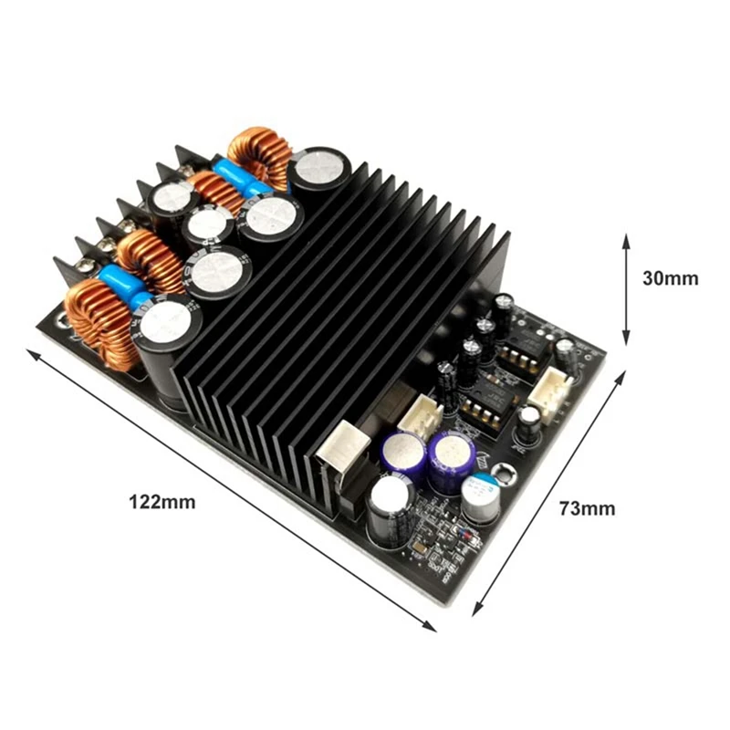 Upgraded TPA3255 2.0 DC19-40V PBTL 600W 315W + 315W Stereo Class D Digital High Power Hifi Amplifier Board