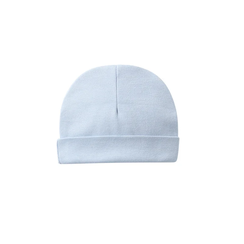 Newborn Cotton Cloth Cover Windproof Hats Autumn New Single-layer Baby Hats for Men and Women Newborn fetal cap Baby Fetal Hats