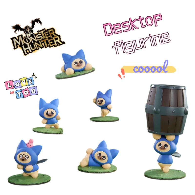 Nueva Figura Decorativa de Escritorio Monster Hunter Alma Gemma Nata de Alto Valor Estético, Muñeco Creativo y Personalizado, Juguete de Regalo, Lindo y de Dibujos Animados