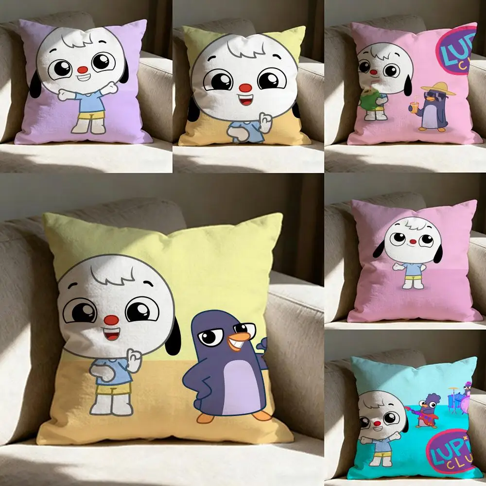 

Animation Lupi C-club Pillow Case Pillowcase, Double-sided Printed, Sofa Cushion, Bedroom Headboard Pillow