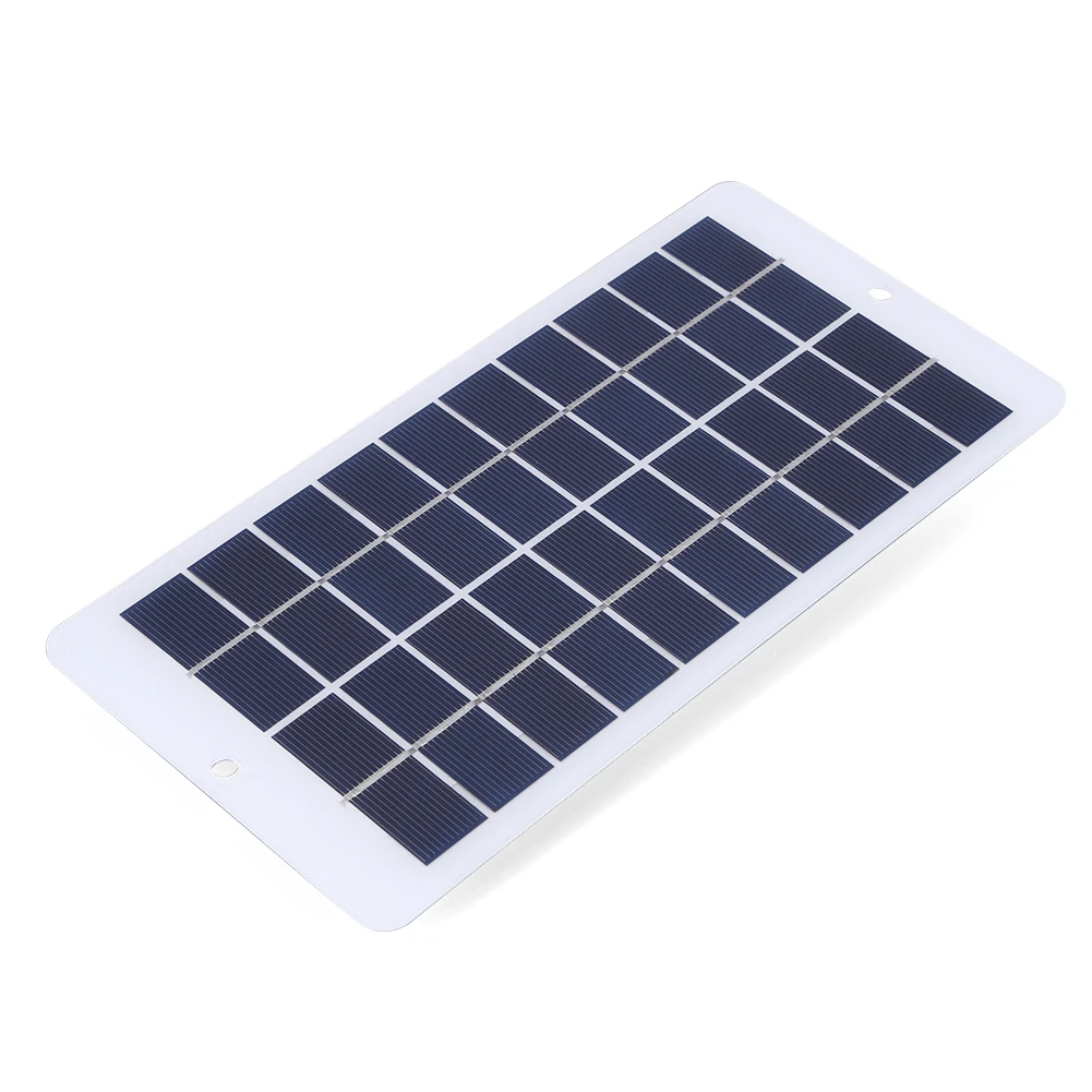 20W 5V Solar Panel Charger Type-C Portable Solar Battery Charger Lightweight Courtyard Lighting for Doorbell Security Monitoring