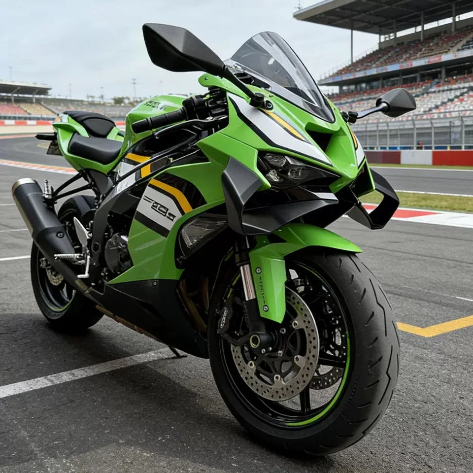 ZX6R 2025 2026 Motorcycle Side Winglet Front Spoiler Wing Fairing
