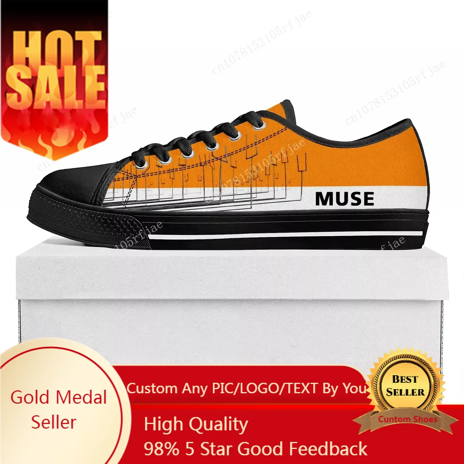 

Muse Rock Band England Low Top Sneakers Mens Womens Teenager Canvas Sneaker Prode Casual Couple Shoes Custom Shoe