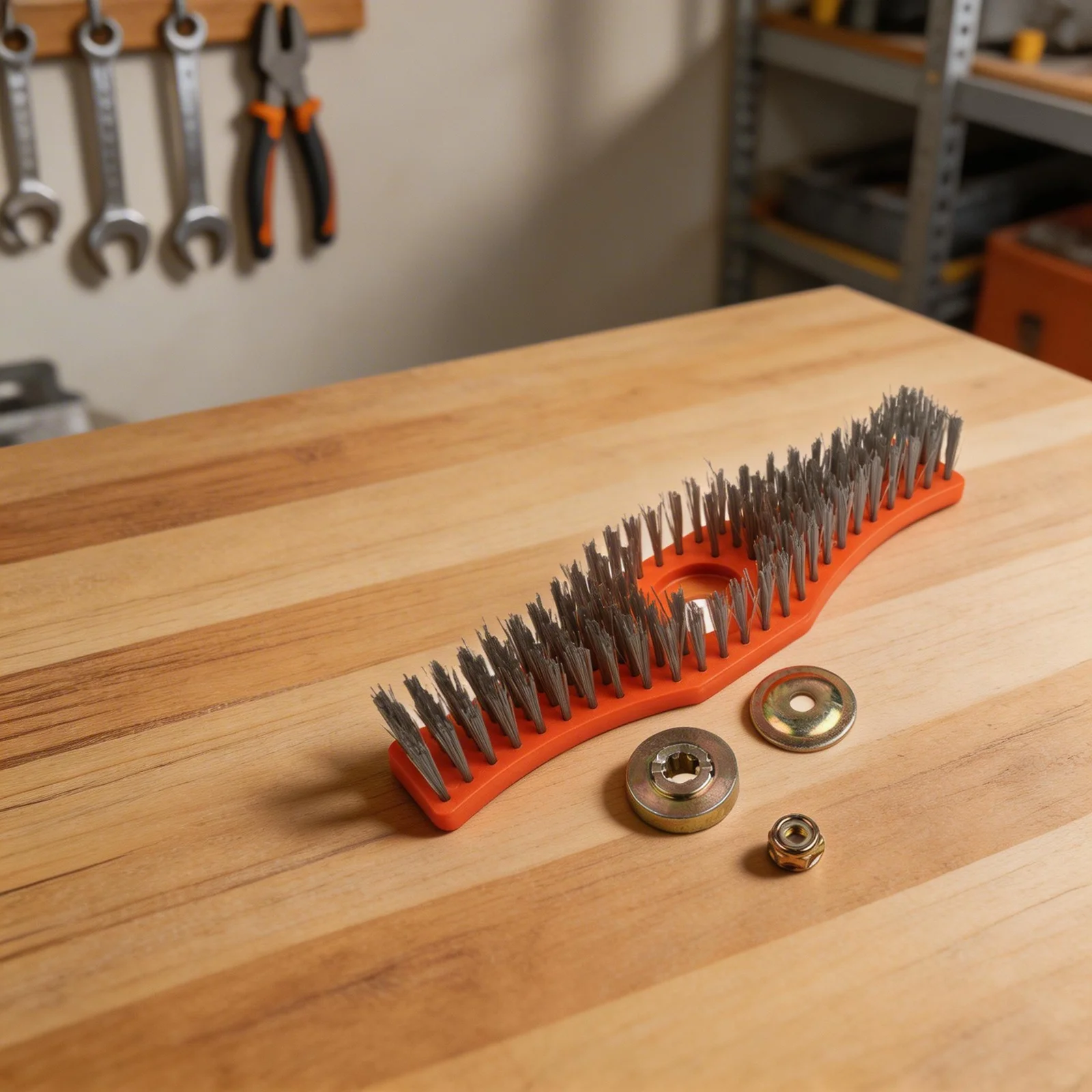 for Lawn Mower Cleaning Brush with 3 Fixing Accessories to Assist in Pre-Inspection Cleaning Before Servicing or Tune-Ups
