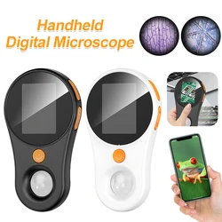 500X/60-120X Handheld Digital Microscope 2 MP Electronic Coin Magnifier 8 LED Light HD Magnifier Magnifier for Jewelry Watch Rep