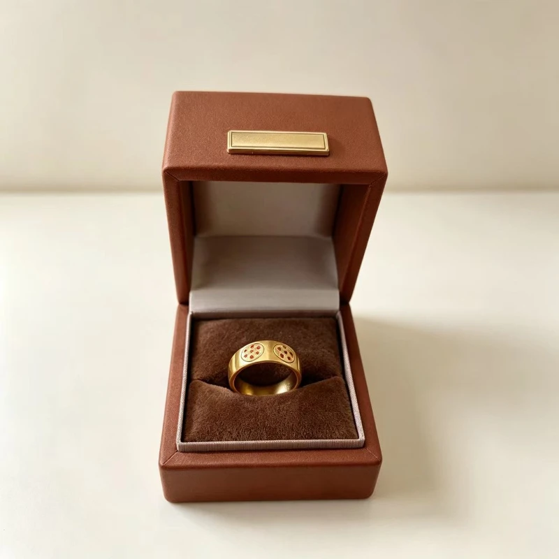 Dragon Ball Anime Movie Series Peripheral Accessory Brushed Brass Dragon Ball Ring Collectible Gift for Men Women No. 9