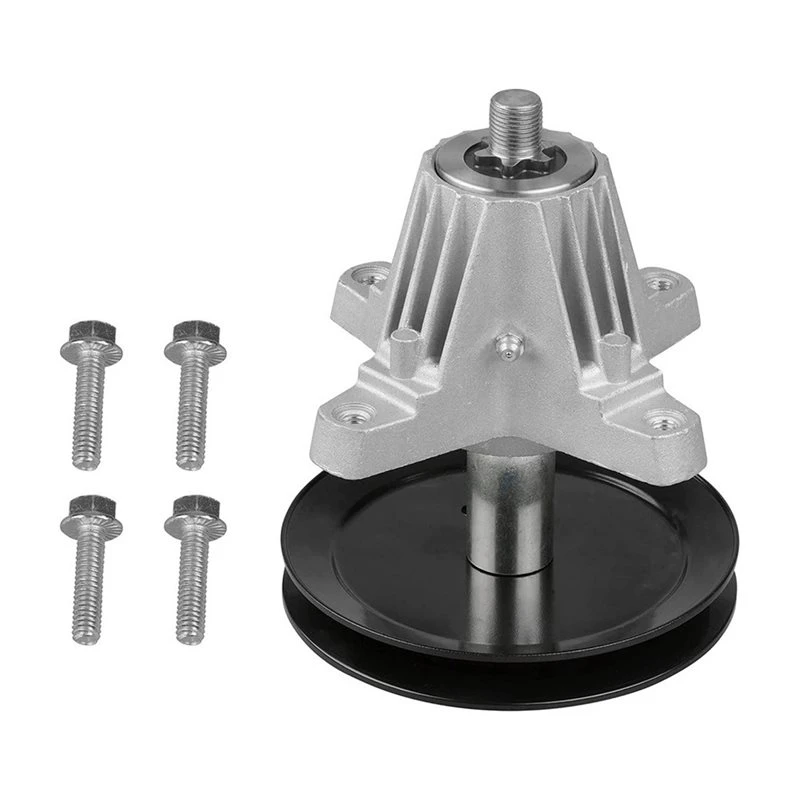 Grease Fitment Spindle Pulley Assembly 918-06991 618-06991 For Troy-Bilt Pony Mower, Huskee, T1000 T1200 Models