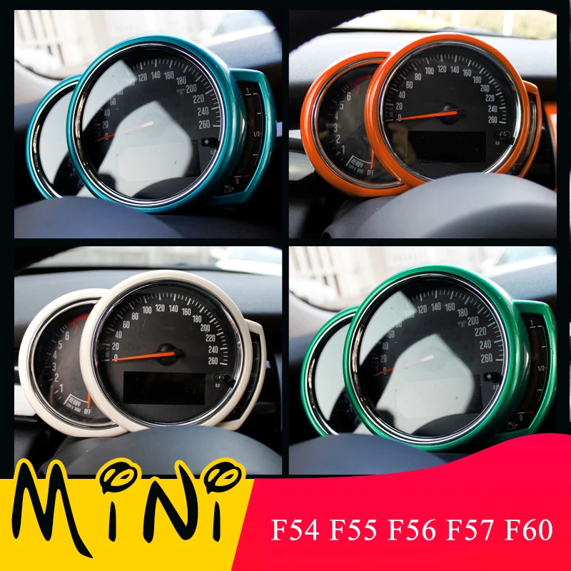 Car Styling Dashboard Panel Tachometer Frame Cover Trim Carbon Style ABS For BMW Mini Cooper F54 F55 F56 F57 F60 Car Accessories