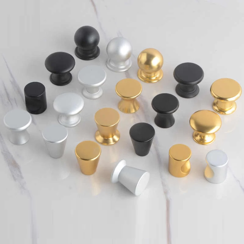 

1PCS Drawer Knob Set Zinc Alloy Cabinet Handles Rustproof Gold Dresser Knobs Decorative Drawer Pull Handle Furniture Hardware