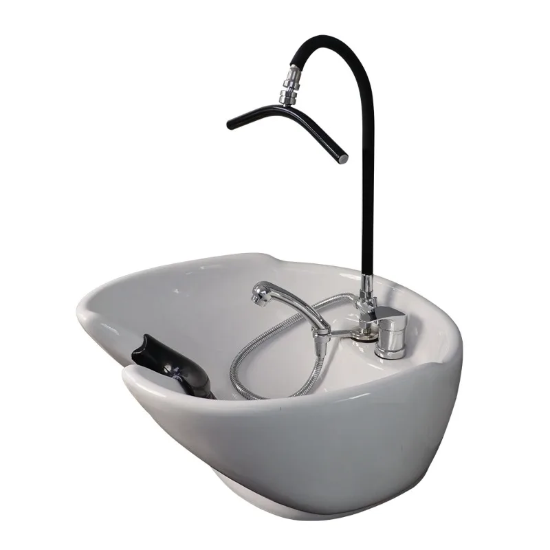 Water circulation water dispenser for shampoo bed basin, shower water sprayer for shampoo bed basin