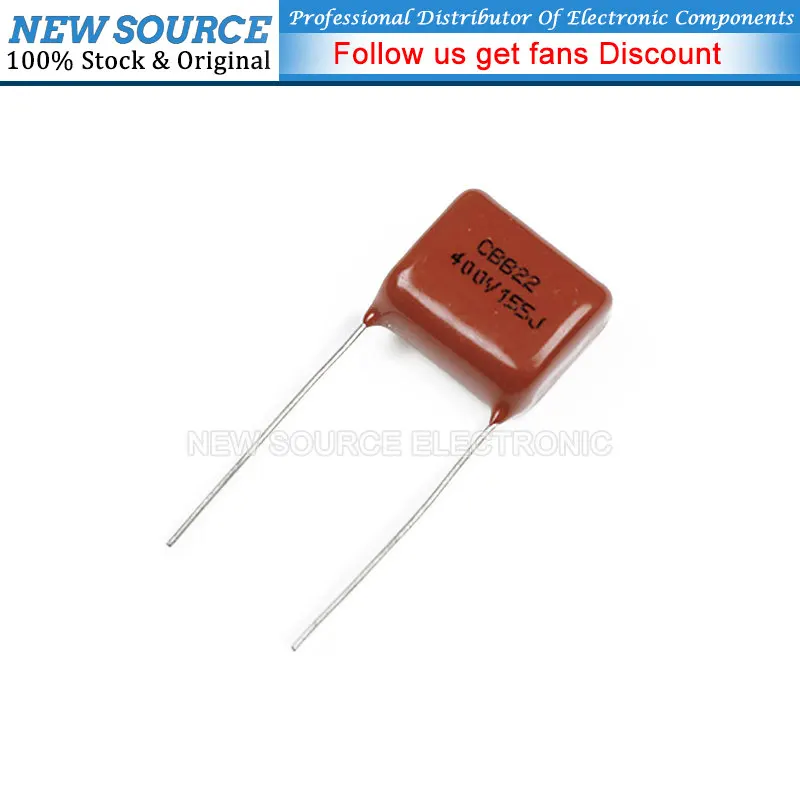 (10pcs) CBB22 CBB21 Capacitor 400V 153 103 223 333 473 683 124 154 184 104 224 334 474 564 684 824 125 155 105 225 335 J 0.1uf
