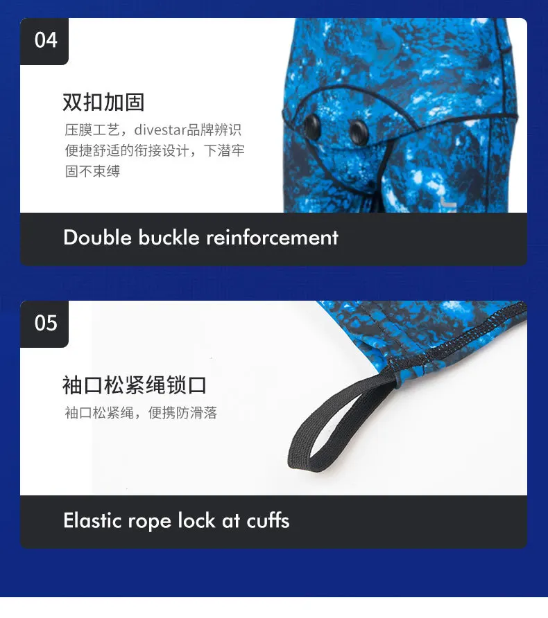 0.5mm Lycra Wetsuitsurf Scuba Diving Suit Equipment Underwater Fishing Spearfishing Kitesurf Swimwear Wet Suit Equipment