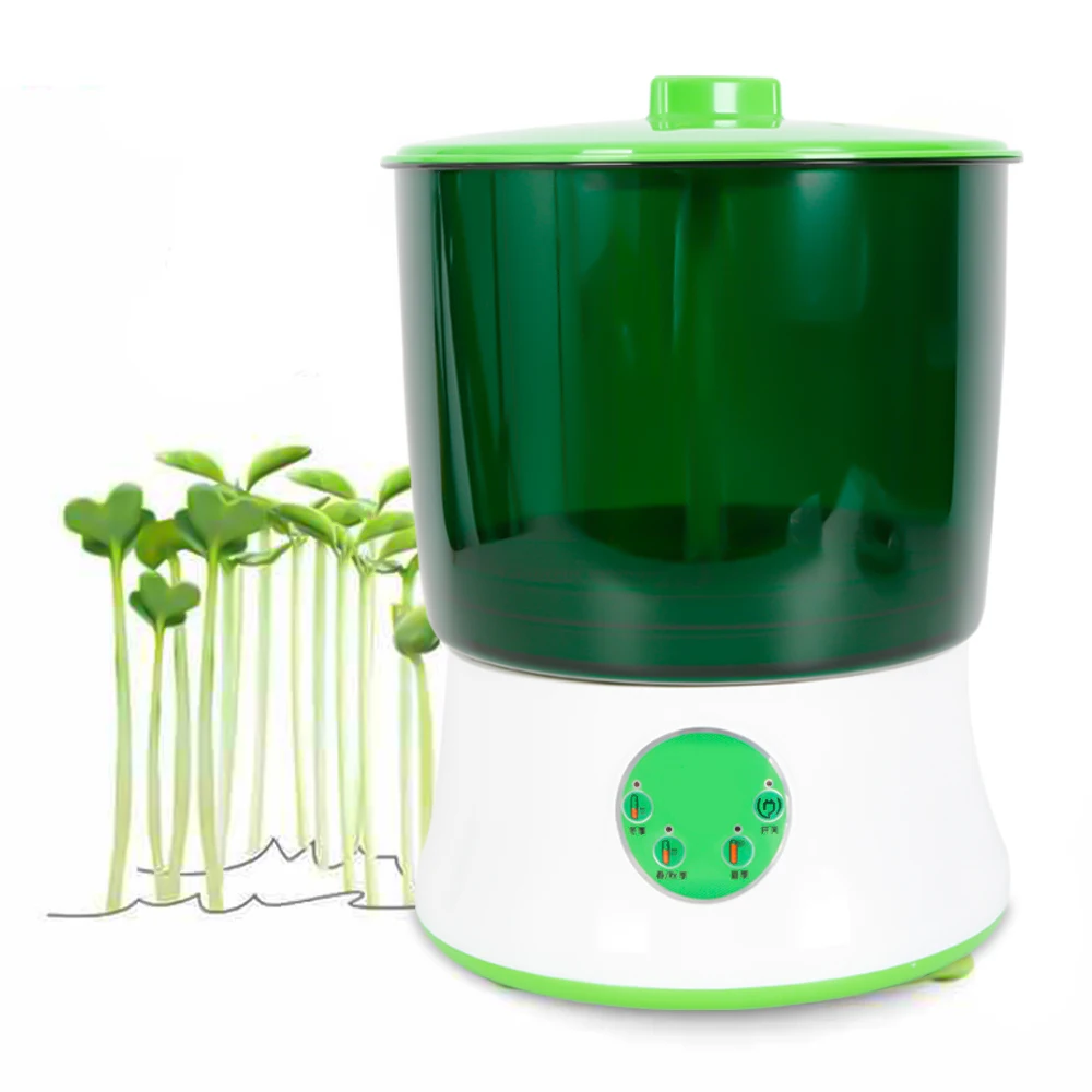 LOYALHEARTDY 20W 2-Layer Bean Seed Sprouter Machine Household Automatic Bean Sprouts Machine