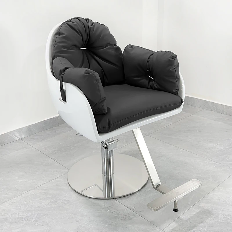 

Barbershop Salon Chair Hairdressing Luxury Makeup Professional Beauty Barber Chair Swivel Cadeira De Barbeiro Salon Furniture