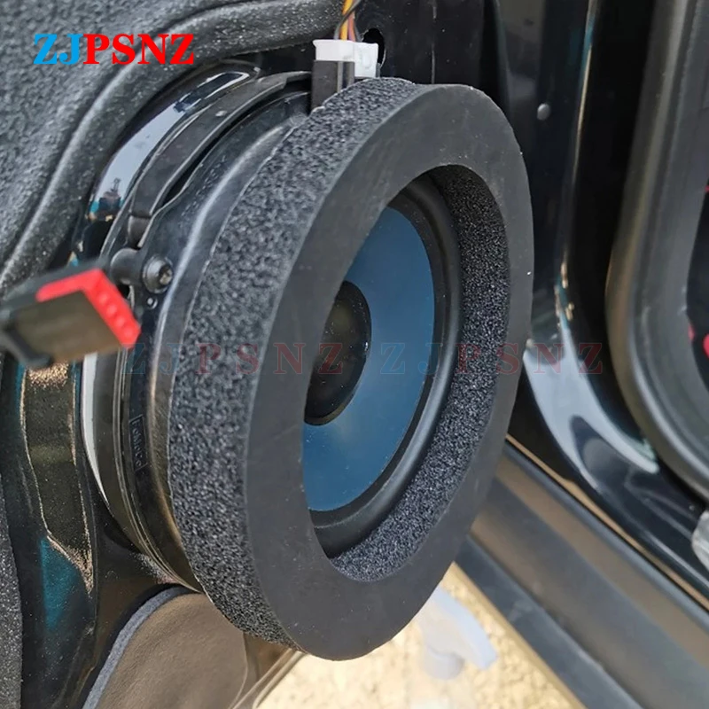 4/5/6,5 Zoll Auto Lautsprecher Ring Bass Tür Trim Schalldämmung Baumwolle Audio Lautsprecher Sound Selbstklebende Isolierung Ring Universal – Detail 8