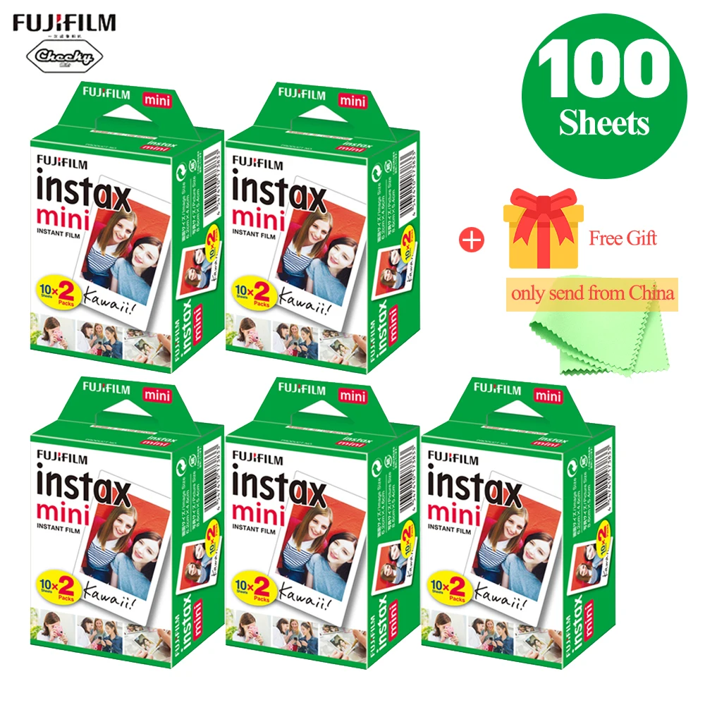 توصية وتحليل لورق الصور الفوري Fujifilm Instax Mini 20 ورقة فاتحة للصور لجهاز Fujifilm Instax Mini 90 و 9