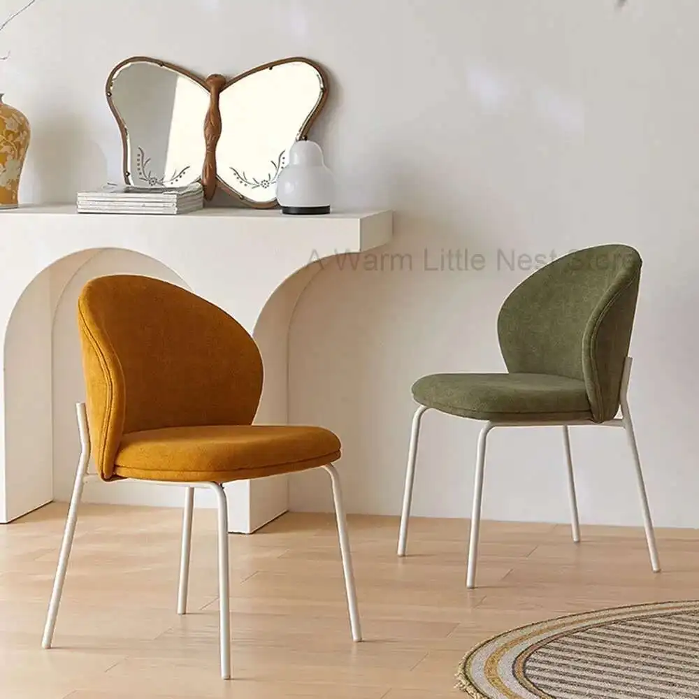 Sitting Room Modern Dining Chairs Lounge Floor Conference Bedroom Single Dining Chairs Relax Minimalist Muebles Home Furniture