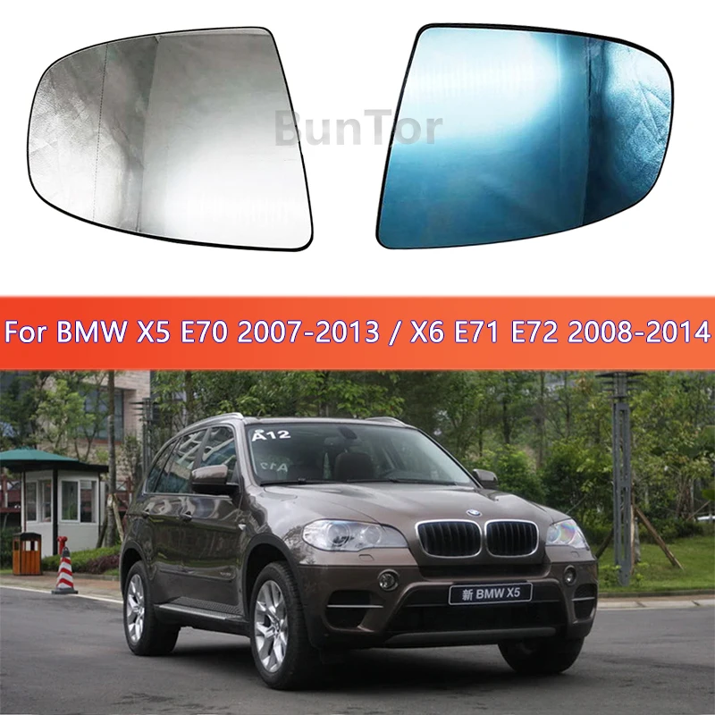 

Car Side Rearview Mirror For BMW X5 E70 2007-2013 / X6 E71 E72 2008-2014/BMW Wing Mirror Glass With Heated /Parts Replacement