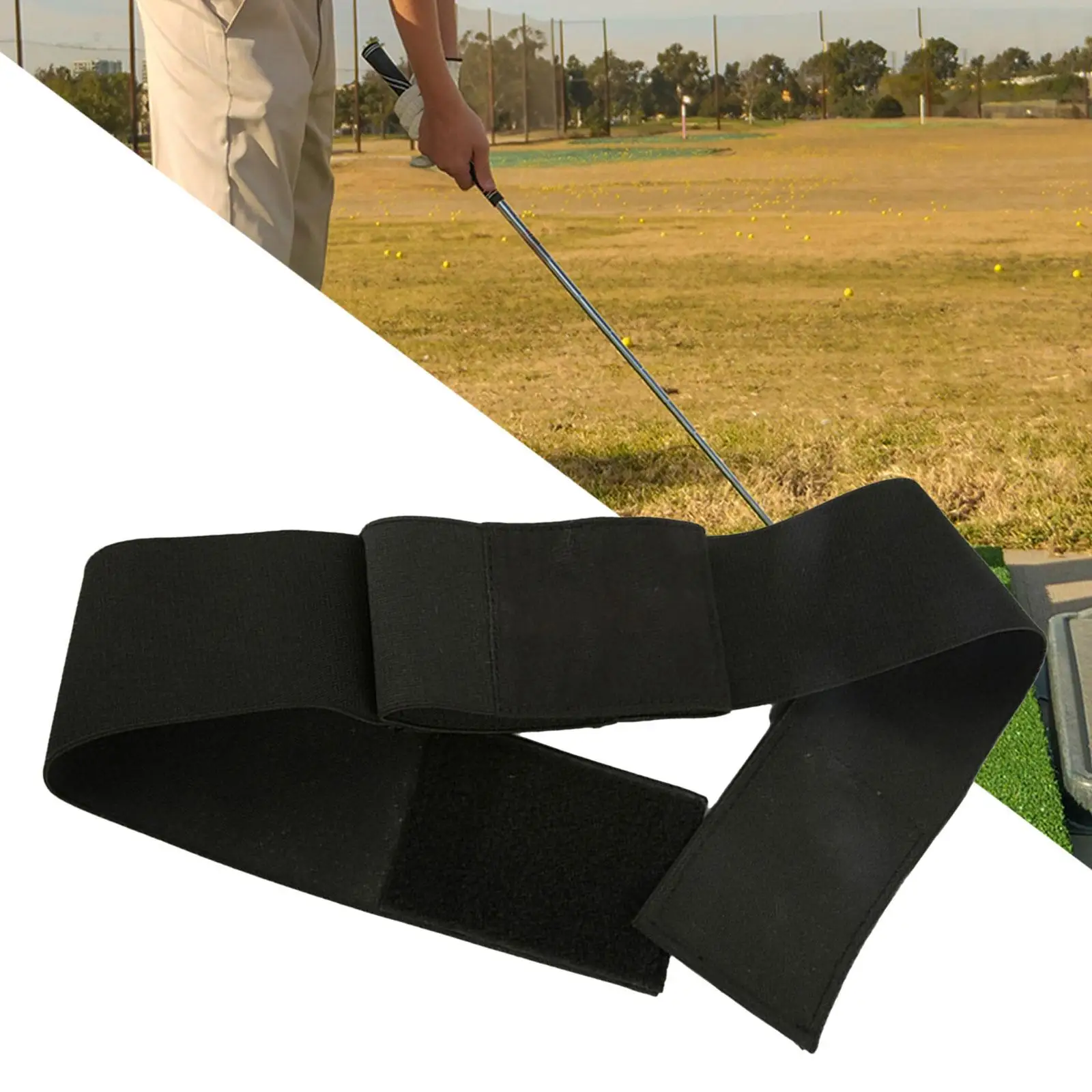 Golf Swing Training Aid Arm Band Nylon Material Posture Correction for Golf Practice Swing Trainer Adults
