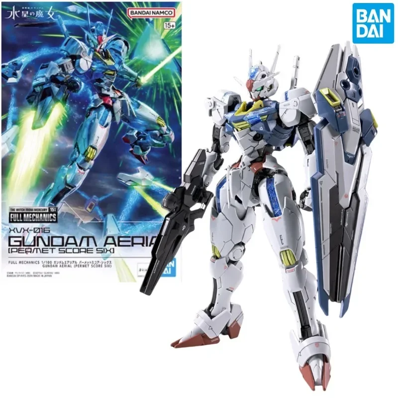 Bandai Anime Model Original FM 1/100 XVX-016 GUNDAM AERIAL PERMET SCORE SIX Action Figure Assembly Toys Collectible Model Gift