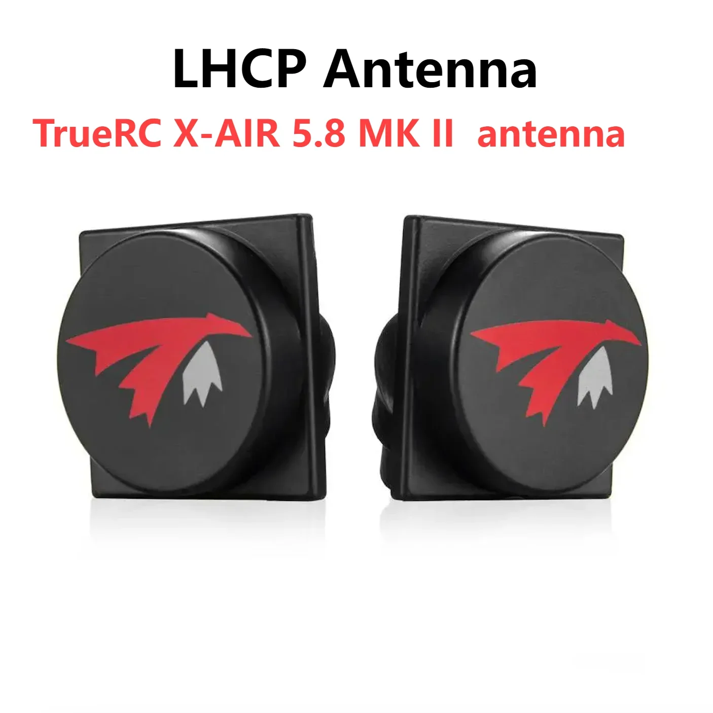 Antena LHCP emparelhada TrueRC X-AIR 5.8G MK II compatível com DJI GOGLLES 2