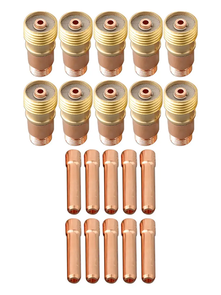 17GL332 Welding Accessories Fitting High quality New Pro Gas Lens TIG 10N24S 20pcs 3/32 DB SR WP 17 18 26