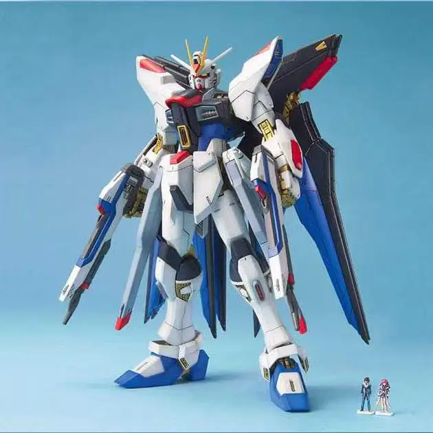 1/100 MGEX Strike Freedom ZGMF-X20A Mech Modello di Montaggio Kit Action Figures Puzzle Giocattoli Desktop Da Collezione Decorazione Regalo Per Bambini