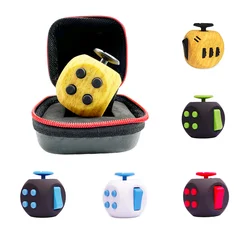 6 lati Fidget Cube Toys Magic Anti Stress alleviare EDC giocattoli sensoriali per bambini adulti autismo ADHD sollievo dall'ansia Focus Fidget Toys