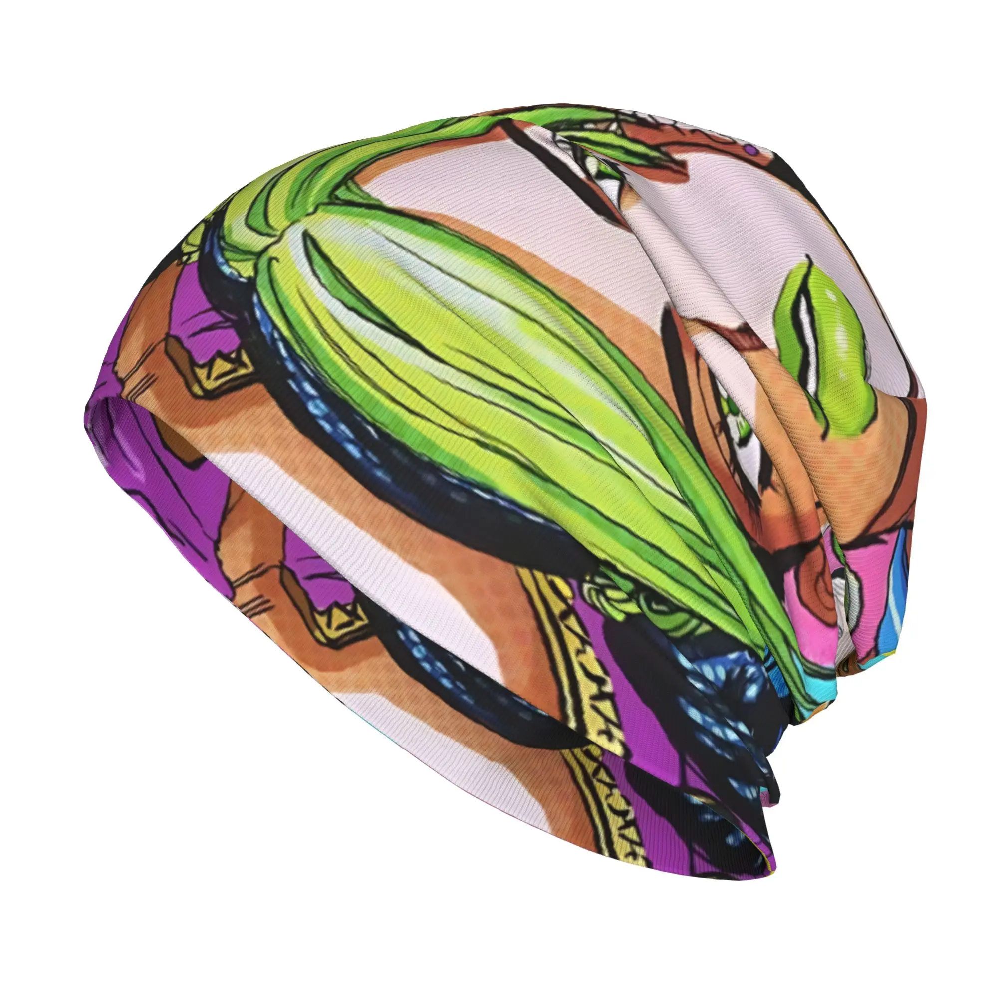 1 Piece Hat Colorful Outdoor Caps For Men Women JOJO'S BIZARRES ADVENTURES Skullies Ski Caps Soft Bonnet Hats