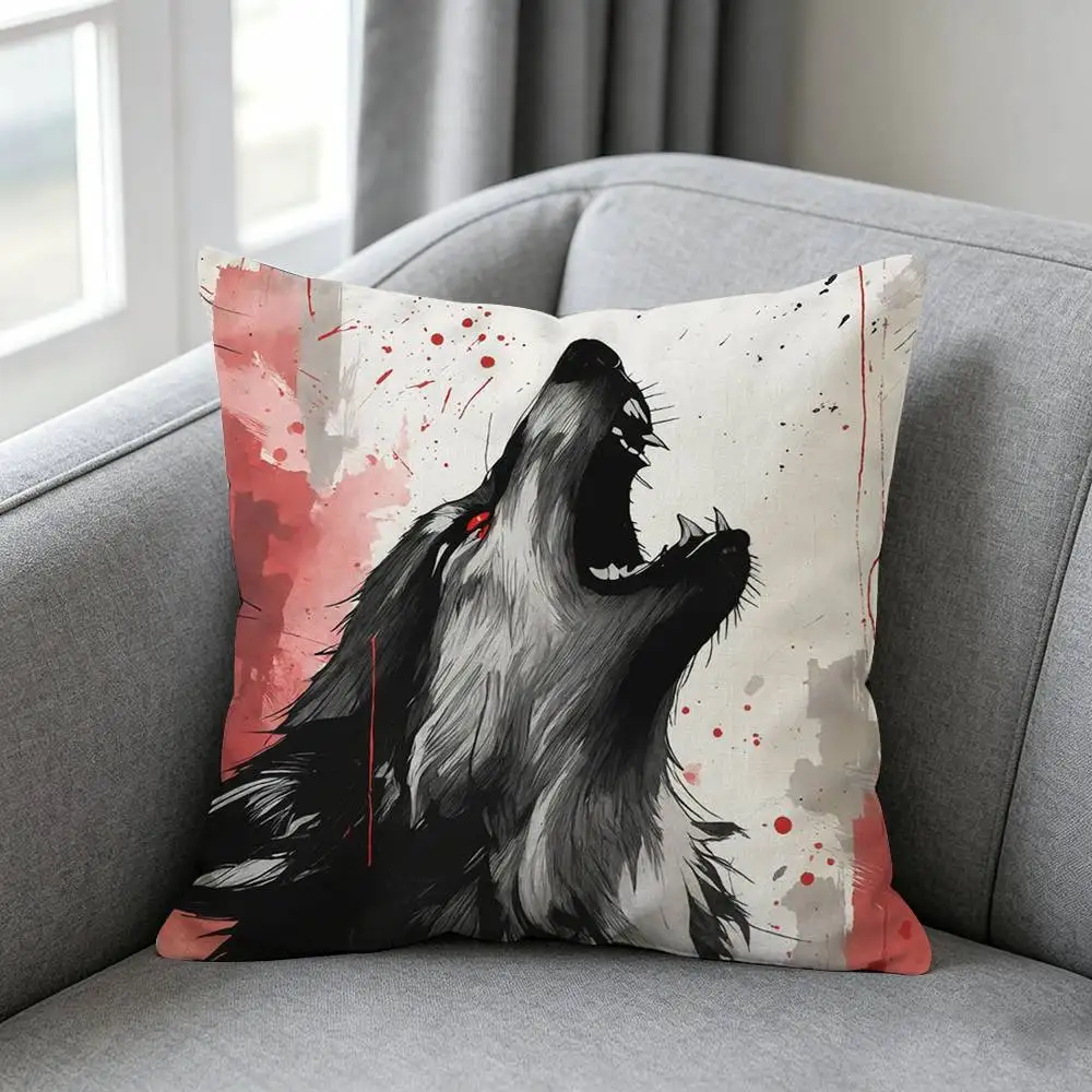 Anne Boonchuy Plantars Amphibia day gift Pillow cover gift High definition digital printing,Surprise  vivid pattern Household.