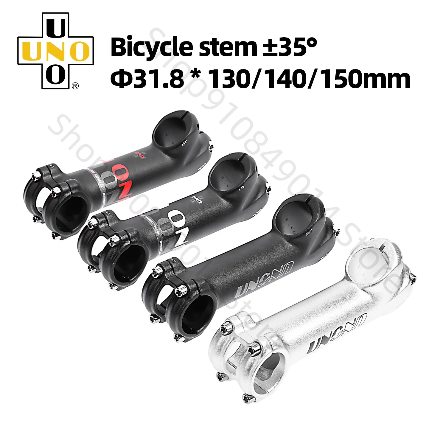 Kalloy UNO Vorbau 35 Lang Fahrradlenkervorbau 130/140/150mm Fahrradlenker Power 31.8mm Lenkerverlängerung 2026 – Detail 3