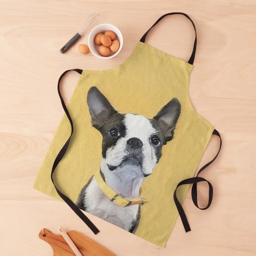 

Boston Terrier Apron christmas restaurant accessories Things For The Kitchen For Cooking Apron