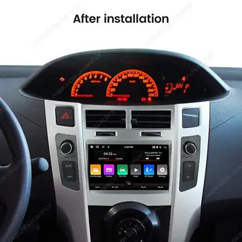 Inteligentní autorádio s obrazovkou pro Toyota Yaris 2005 2006 2007 2008 2009 2010-2012 Carplay Autorádio 2din Android BT WIFI 10 nejlepší prodej Rádio s Androidem pro Toyota Yaris - №9
