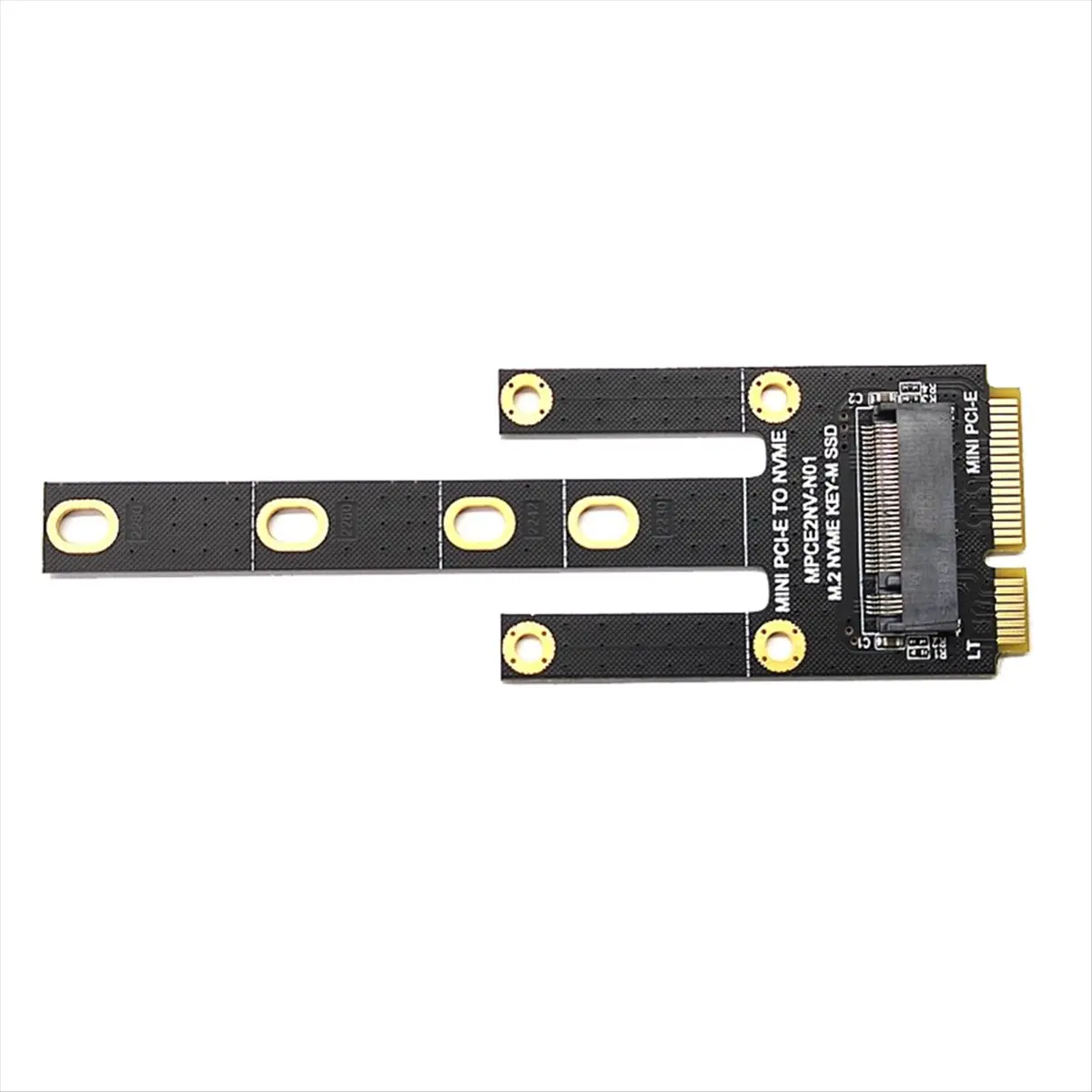 Fits for Expansion Card MPCIE to KEY-M Expansion Slot MINIPCI-E to NVME M2 Adapter Card WIFI Interface to M.2 Disk