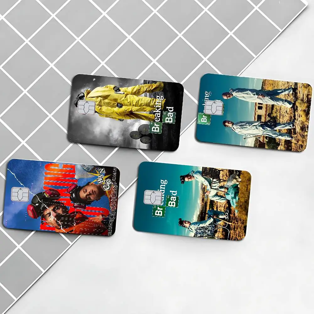 Film B-Breaking B-Bad Anime Cartoon Bear Skin Adesivo Pellicola Custodia con nastro per grande carta di debito di credito lato anteriore