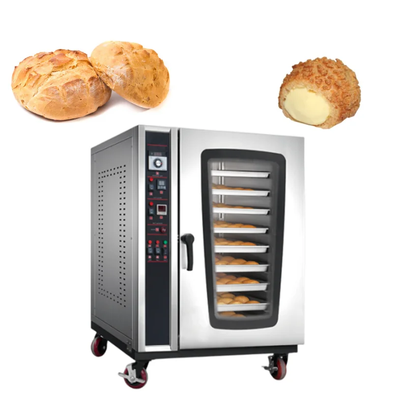 China Hot Air 5/8 Tray Industrial Convection Oven Electric/Gas Bakery Commercial Convection Ovens For Sale Baking Bread