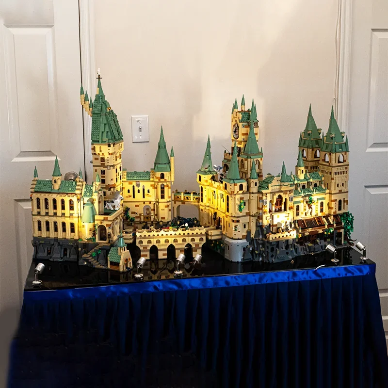 

Moc Ultimate модульный комплект замка HP, креативная средневековая волшебная школьная серия, архитектурная модель здания, блоки, настоящая детская игрушка
