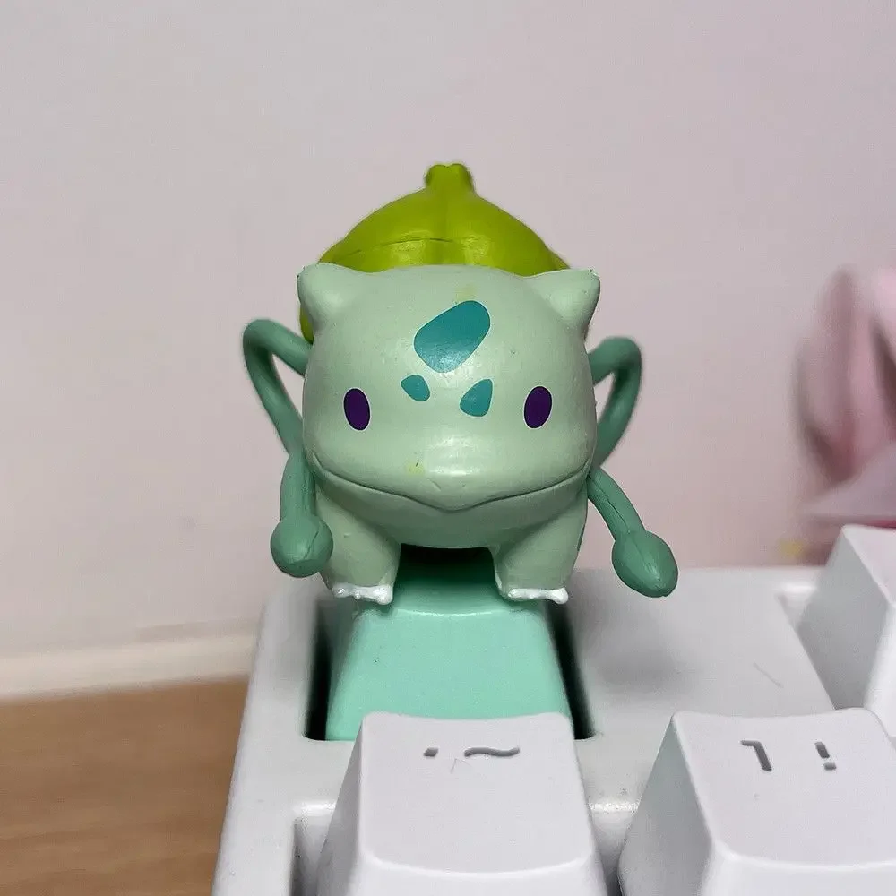 New Miniso Japanese anime cartoon DIY cute keycap up to Duck Squirtle personalized creative Esc mechanical keyboard keycap gift