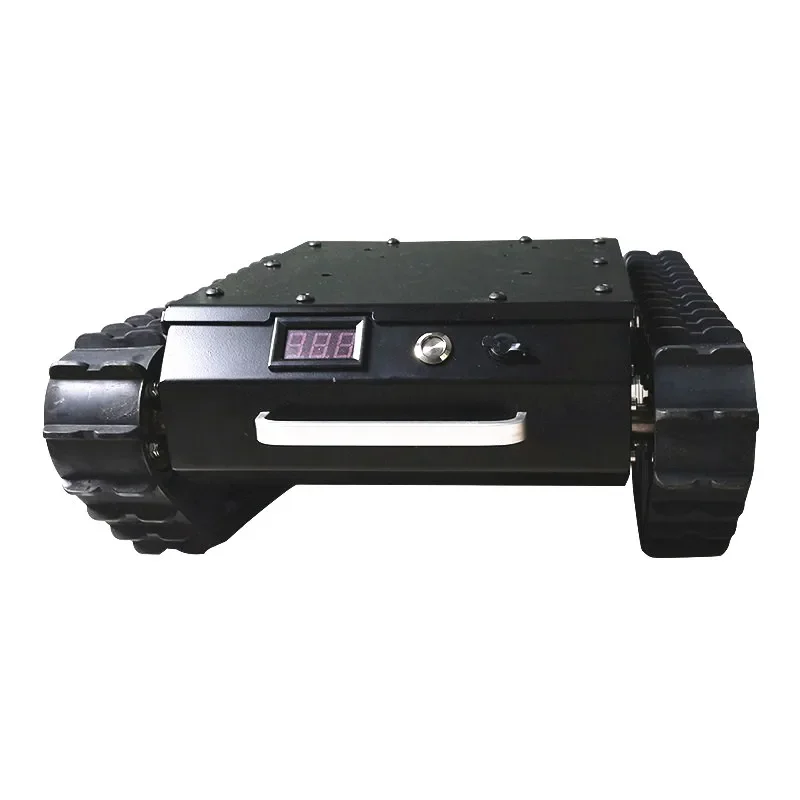 

Rubber Track Stainless Steel 30kg Big Load Tank Chassis 24V Large RC Chain Smart Robot For Arduino DIY Assembled