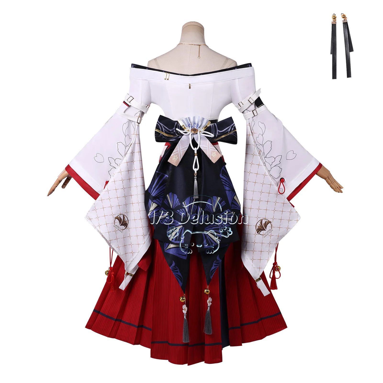 

Wuthering Waves Hiyuki Cosplay Costume Ancient Style Kimono Full Set Dress Anime Game Halloween Carnival Party Role Play Outfit