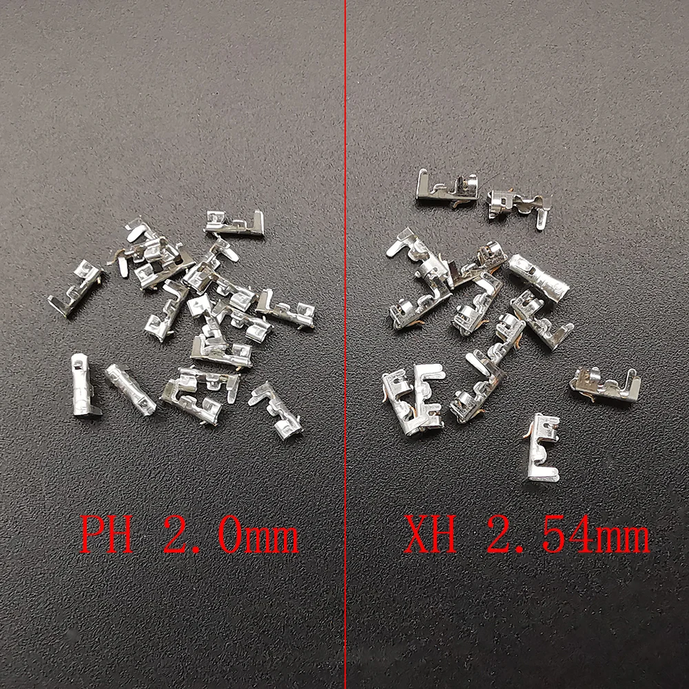 500Pcs/lot Metal Crimping Pin JST PH2.0 / XH2.54 Contact Pins for JST PH 2.0mm / XH 2.54mm Pitch Female Socket Housing Connector
